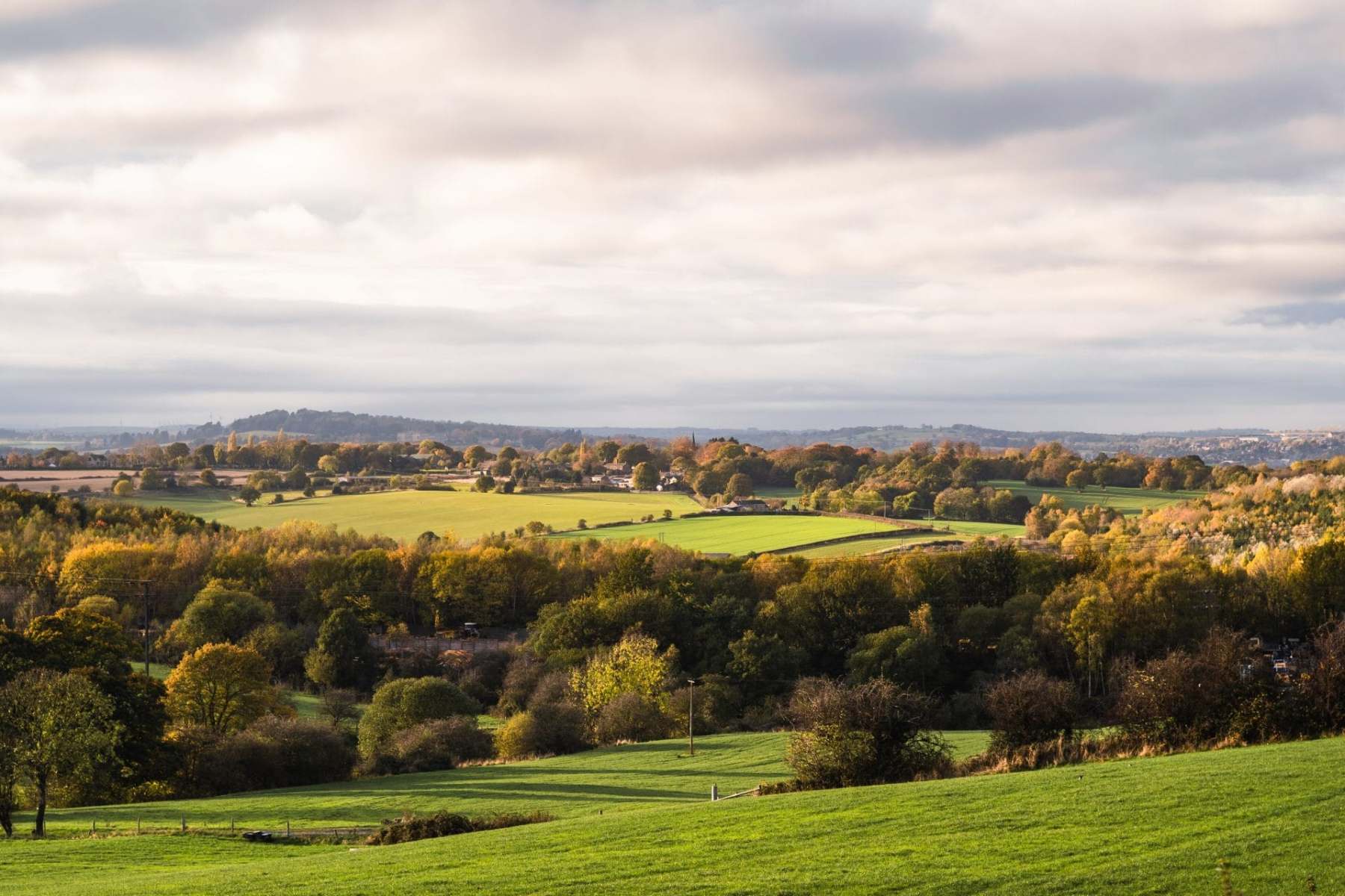 landscape during autumn season view for Calisthenics workouts